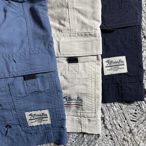 Bimini Bay Cargo Short Bundle of Three Men's Size 36 Utility Nylon Fishing Beach